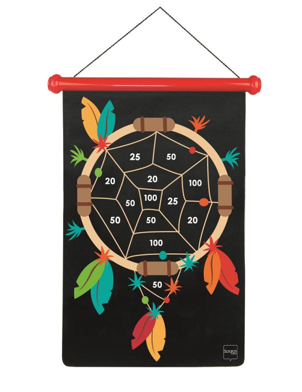 MAGNETIC DARTS LARGE INDIAN SCRATCH GAME