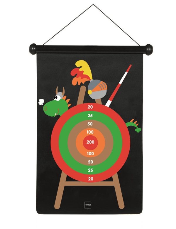 MAGNETIC DARTS LARGE KNIGHT SCRATCH GAME