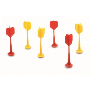 DARTS SET RED/YELLOW SCRATCH GAME