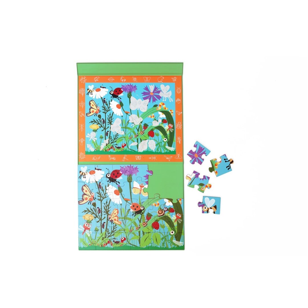 MAGNETIC PUZLE MYSTERY INSECT 30 PC SCRA